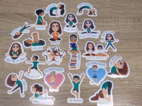 Yoga Affirmation Stickers