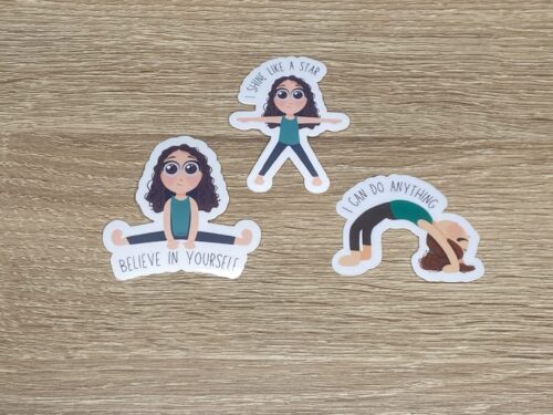 Yoga Affirmation Stickers - Set 1